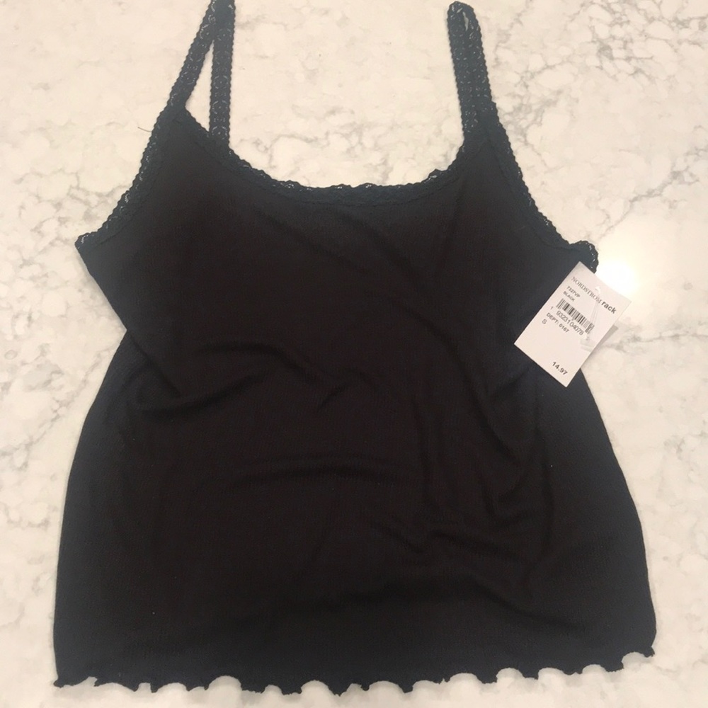 Cute NWT * PST Lace Strap Tank